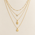 Layered Gold Necklace Set