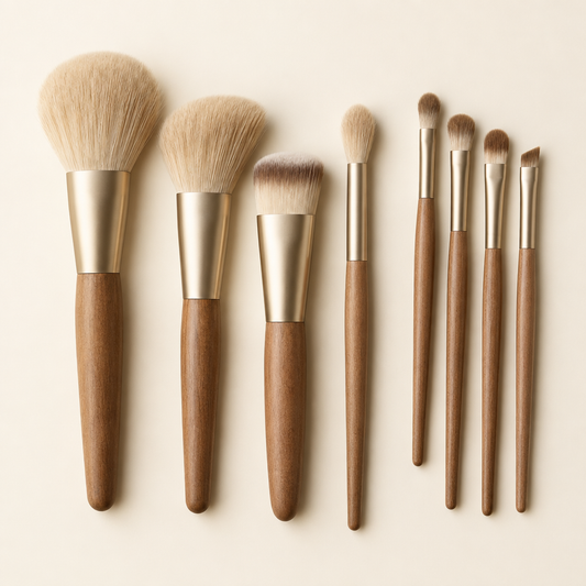 Natural Bristle Makeup Brush Set image