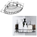Rustproof Corner Wire Shelf Space-Saving Durable & Stylish Wall-Mounted Organizer